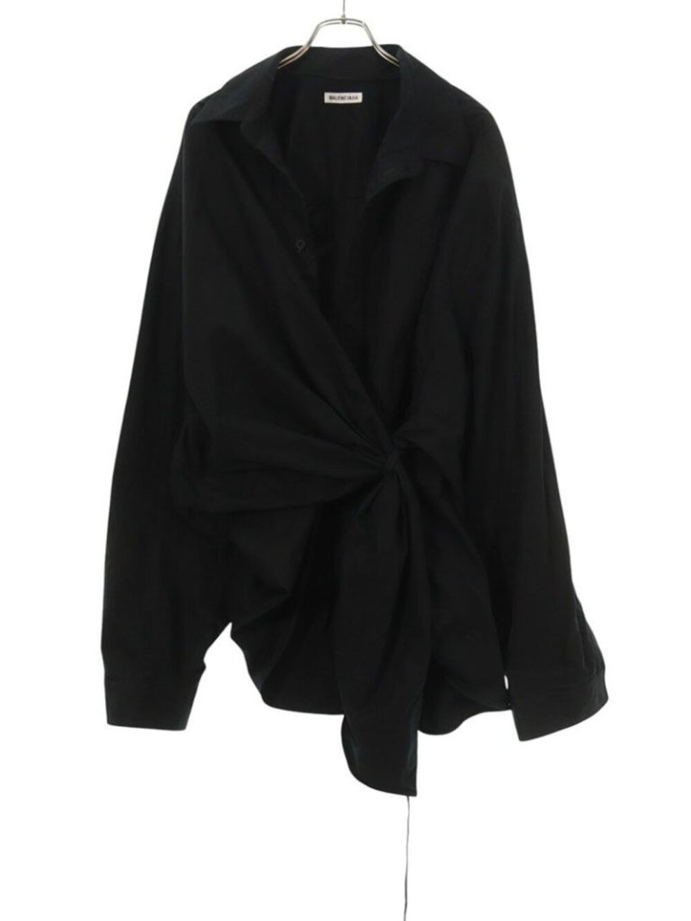 Balenciaga Layered Poplin Long Sleeve Shirt 38